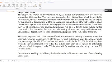 BFD June 2025 Q5 Adjusted Present Value APV, EPS & Gearing Complete Solution