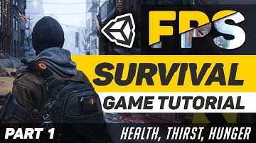 Creating a Survival Game in Unity 2018 | Part 1 - Health, Thirst, & Hunger!