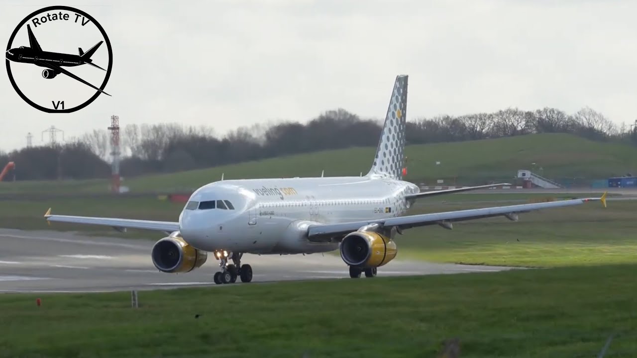 A Selection Of Aircraft Movements At Birmingham Airport 