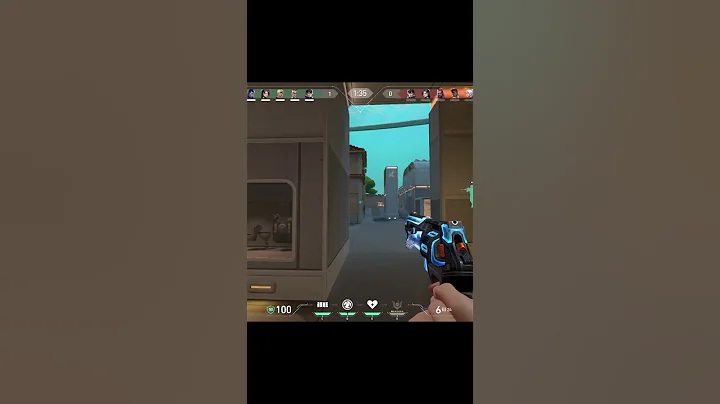 A headshot in Valorant