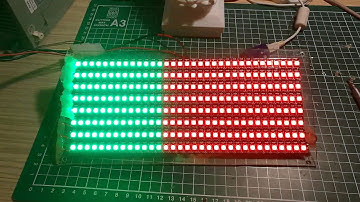 Neopixel matrix display