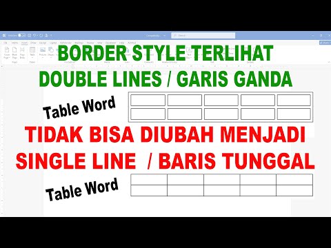 Cara Ubah Border