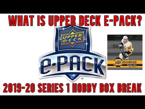 What is Upper Deck E-Pack? - 2019-20 Upper Deck Series 1 Hockey Card Hobby Box Break