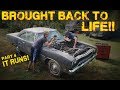 ABANDONED Muscle Car Revival! First Start in 35 years! -- Part 4