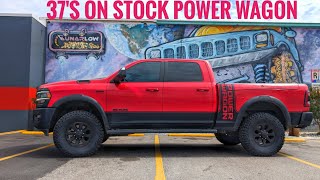 Stock 2020 Power Wagon: 37 Inch Tires