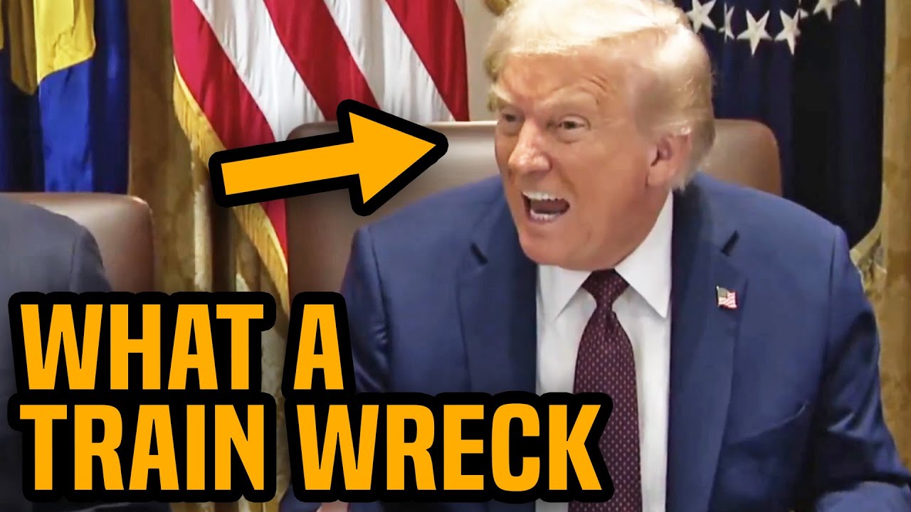 Trump's DISASTER cabinet meeting STUNS entire room