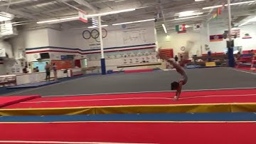 Front handspring front layout front tuck combination