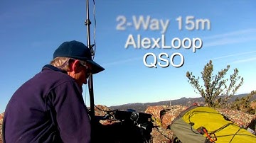 AlexLoop 2 way QSO during Summits on the Air (SOTA)