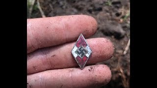 Коп по войне - Знак Hitlerjugend / Searching with Metal Detector Коп по войне - Знак Hitlerjugend / Searching with Metal Detector