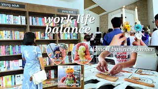 Living Diaries💟 Work-Life Balance, Small Business, BGC, Grocery Haul, Unbox Smiski | love, maee