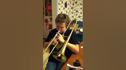 Tommy pate playing trombone