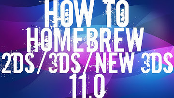 How To HomeBrew Your 2DS 3DS and New 3DS 11.0 - OOTHAX Tutorial