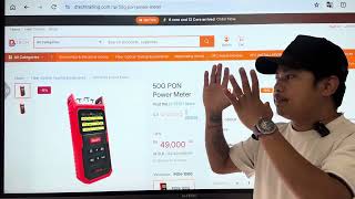 50G PON Power meter || High quality Optical power Meter || D-TECH