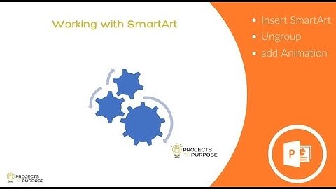 PowerPoint ungroup SmartArt add animation