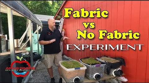 Testing French Drain Scenarios To Find Out....Fabric or No Fabric? Which Is Best | Dr Drainz
