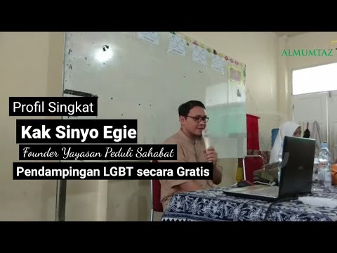 Kak Sinyo Egie - Profil Singkat Psikolog LGBT Gratis Yayasan Peduli Sahabat