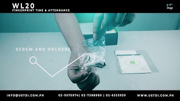 Unboxing of WL20 Fingerprint Time & Attendance Device | ZKTECO | USTDI