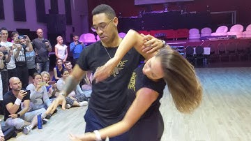Paloma & William in class demo at ZoukTime 2019 ~ Zouk Soul