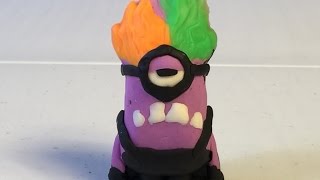 Play-Doh Minion Stuart (Despicable Me)! How to Make - Plastilina Minion Stuart! como Hacer Kid Vids!