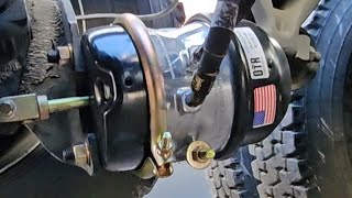 Semi Truck/Trailer Brake Chamber diagnosis and replacement