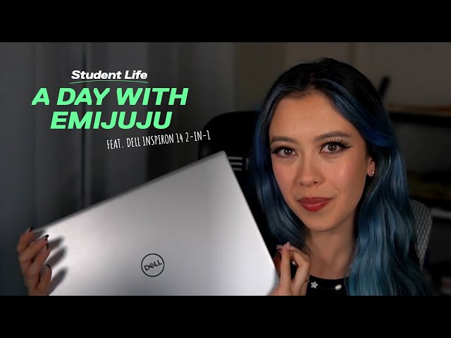 Dell | Inspiron 14 2-in-1 Laptop | Student Life: A Day with Emijuju class=