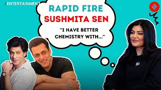 Sushmita Sen Rapid Fire: Bond With Shah Rukh Khan & Salman Khan, Last Time She Cried Screen