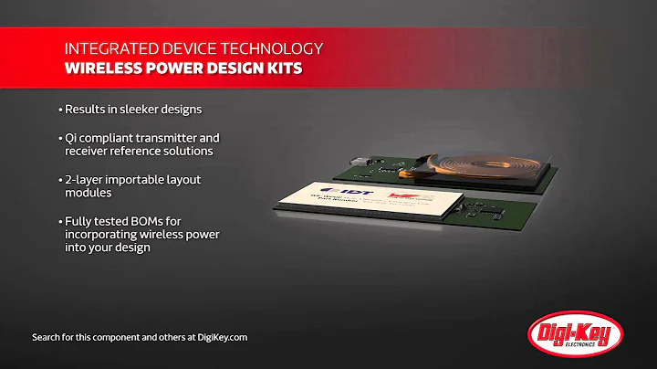 Integrated Device Technology Wireless Power Design Kits | Digi-Key Daily