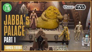 1:18 Kenner Star Wars Return of the Jedi Jabba’s Palace Custom Diorama Display