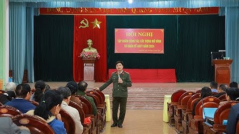 VIDEO: Vĩnh Tường tập huấn công tác xây dựng mô hình tự quản về an ninh trật tự xong xây dựng NTM