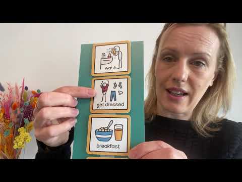 How to use a visual timetable