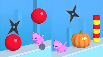 Dont Slice The Cats - Very Satisfying And Relaxing ASMR Slicing Game