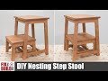 Double Step Foot Stool With Handle Canada