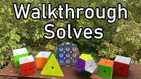 Walkthrough Solves in All the Events I