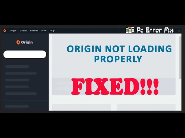 Bạn đang gặp vấn đề khi tải Origin? Hãy xem hình ảnh liên quan để tìm hiểu cách sửa lỗi không tải được Origin một cách đúng cách và nhanh chóng. Video hướng dẫn của chúng tôi sẽ giúp bạn giải quyết vấn đề một cách dễ dàng.