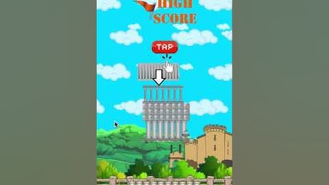 Tower of Babel game source code cloud parallax effect - iOS