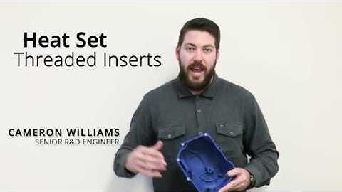 30 on 3D: Heat Set Threaded Inserts | Purple Platypus