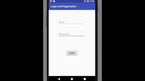 Login and Register |  Sqlite Database | Android Studio | Part 2