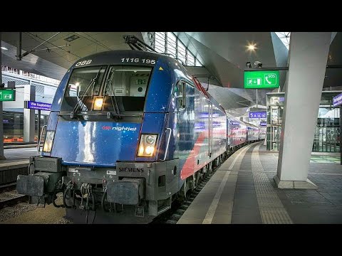 Vienne-Bruxelles en train de nuit, c'est désormais possible ! Avis aux défenseurs de la planète