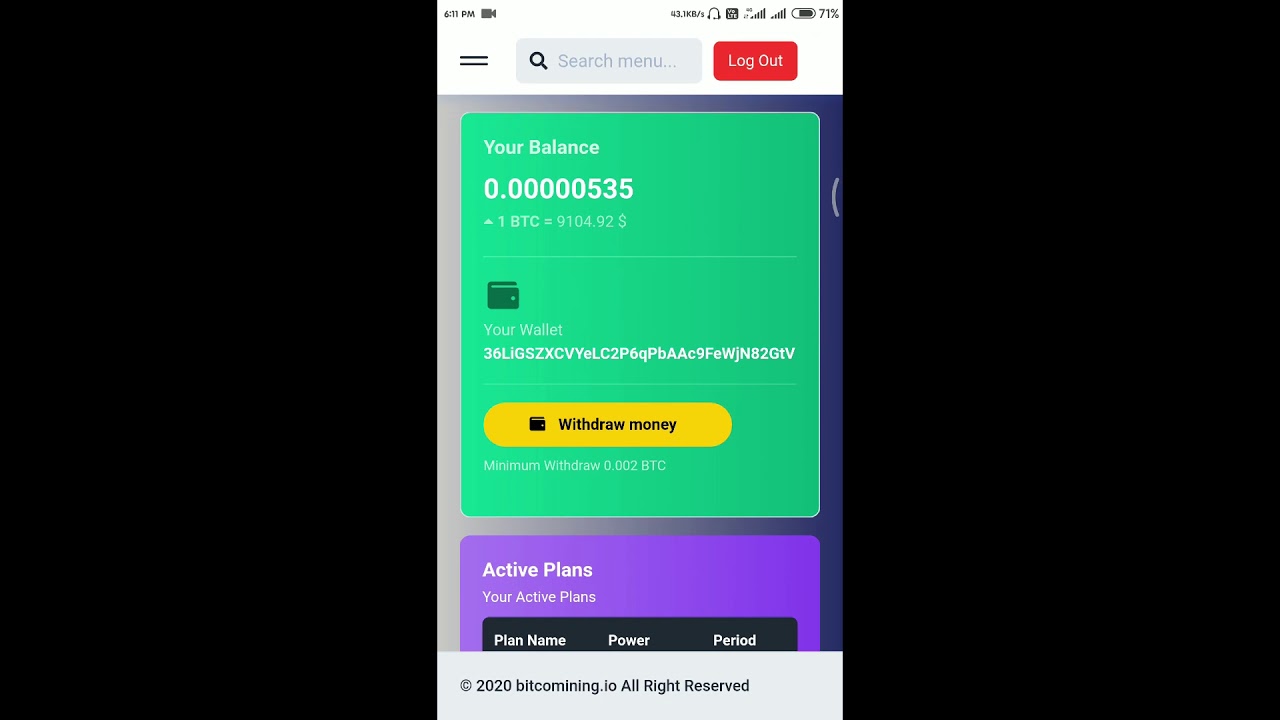 FREE 1000/GHS BITCOIN MINING POWER || FREE BITCOIN MINING  