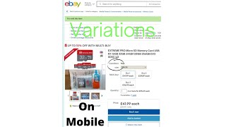 How to do Ebay Variations on mobile or edit size variations screenshot 4