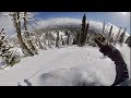 Brundage mountain id report trees steeps cliffs and powder skiing