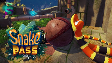 #3 Snake Pass - Gatekeeper Gardens - Gameplay - Lets Play -  Walkthrough - Video Game - kids movie