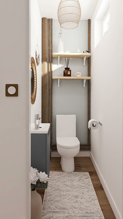 Rhinov - ⬛️◾️IDÉE DÉCO TOILETTES◾️⬛️ Et si le petit coin devenait une pièce  100% déco ? 😍 Pimpez vos WC avec nos conseils 👉🏻   © Le journal de la maison