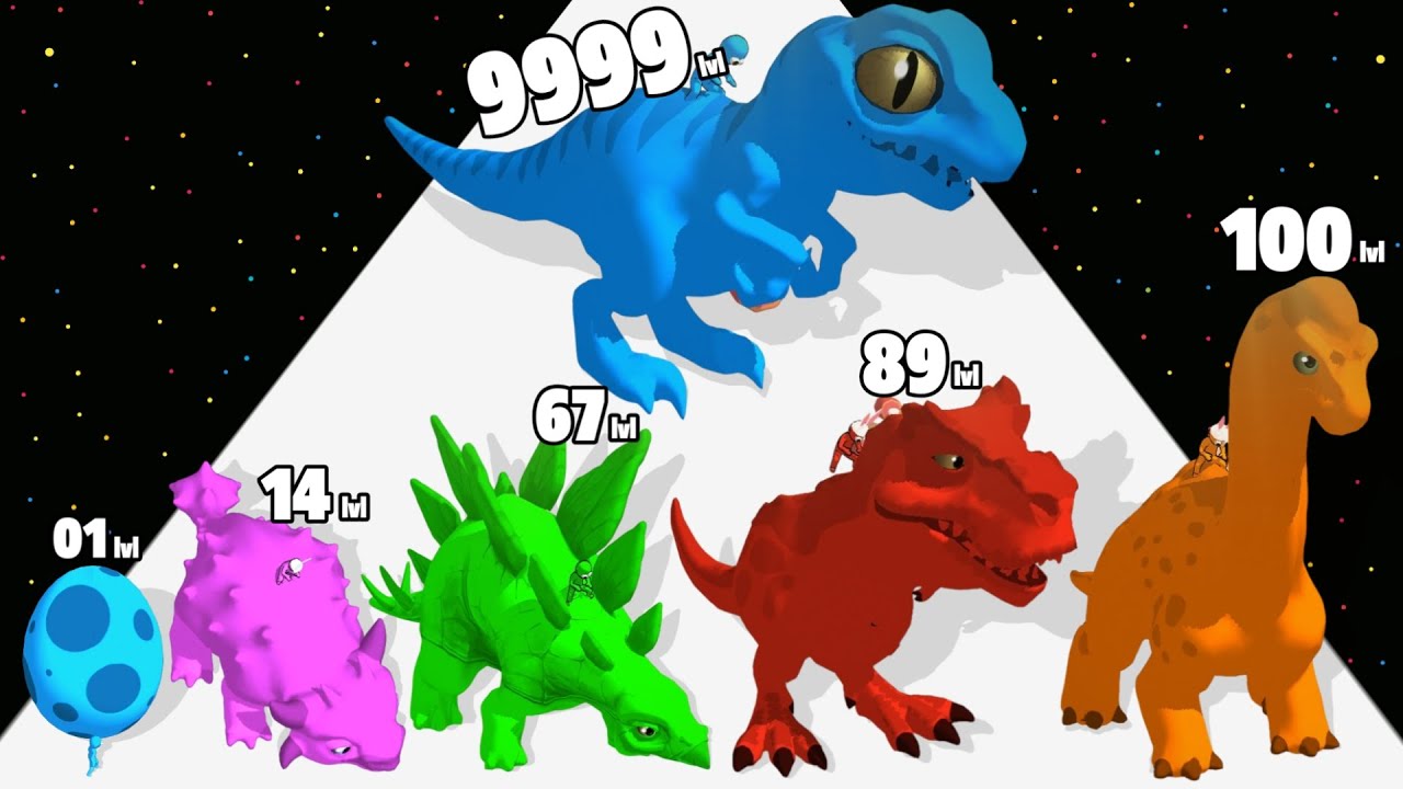 Dino Chaos Crazy Race - Level Dino Max Level Gameplay (New Update) Dino Battle