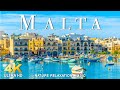 FLYING OVER MALTA (4K UHD) - Relaxing Music Along With Beautiful Nature Videos - 4K Video Ultra HD