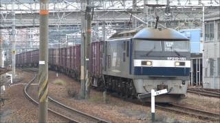 JR貨物 EF210-161号機 貨物列車5051レ 天神川駅 2011.11