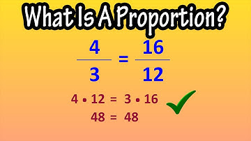 What Is A Proportion? - How To Solve For Proportions Using Cross Products - Is A Proportion True?