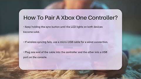 How To Pair A Xbox One Controller? - Video Gamers Vault
