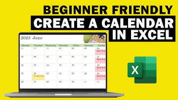 Excel Custom Calendar Tutorial: Step-by-Step Guide