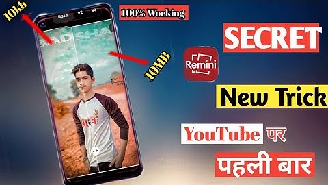 [100% Working ] |Blur Photo Ko Clean Kaise Kare |Remini Photo Editing |How To Use Remini